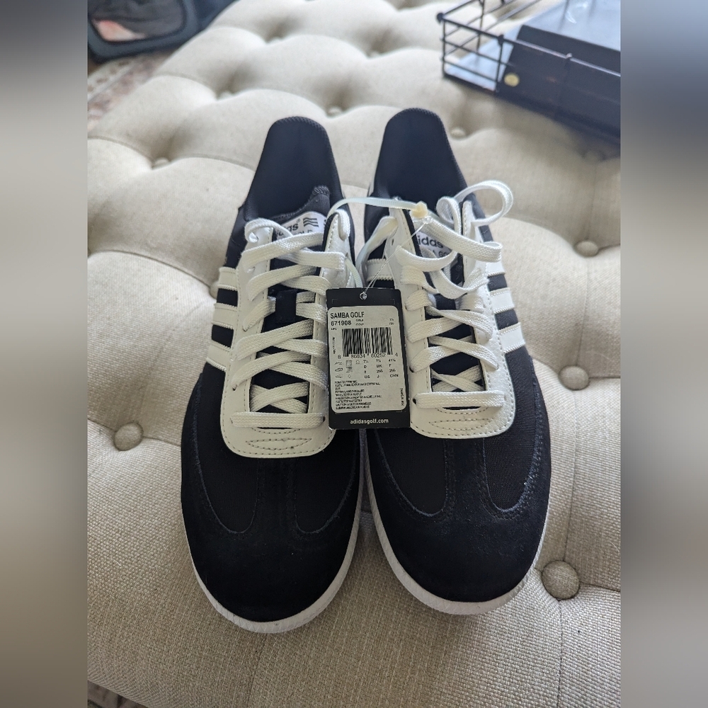 NWT- Adidas Samba golf shoes- size 8 - Picture 2 of 5